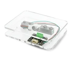 Virtuvinės svarstyklės Gravity - 1kg (10N) skaitmeninis slėgio jutiklis - HX711 - Svarstyklių rinkinys - DFRobot KIT0176