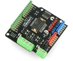 Gravity, 2x2A variklio priedėlis, dviejų kanalų variklio valdiklis 35V/2A, Arduino priekinė dalis, DFRobot DRI0017