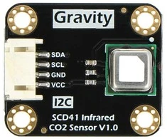Gravity - CO2 anglies dioksido jutiklis - SCD41 - IR - I2C - 400-5000ppm - DFRobot SEN0536