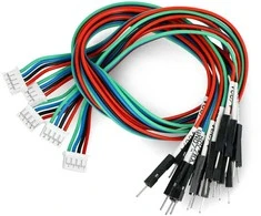 Gravity - I2C/UART jungiamųjų laidų rinkinys - PH2.0-kaištis - 30cm - 5 vnt - DFRobot FIT0916-M