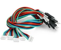 Gravity - I2C/UART jungiamųjų laidų rinkinys - PH2.0-kaištis - 30cm - 5 vnt - DFRobot FIT0916-M