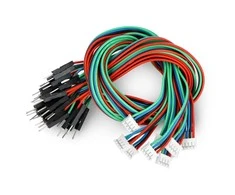 Gravity - I2C/UART prijungimo laidų rinkinys - 4 kontaktų kištukas PH2.0 - 30cm - 10 vnt - DFRobot FIT0898