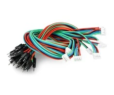Gravity - I2C/UART prijungimo laidų rinkinys - 4 kontaktų kištukas PH2.0 - 30cm - 10 vnt - DFRobot FIT0898