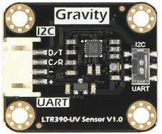 Gravity - UV ultravioletinės šviesos jutiklis - LTR390-UV-01 - I2C/UART - DFRobot SEN0540