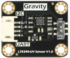 Gravity - UV ultravioletinės šviesos jutiklis - LTR390-UV-01 - I2C/UART - DFRobot SEN0540