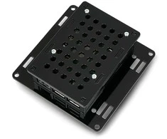 Gravlaser Dėklas Raspberry Pi 5 Vesa v2 tvirtinimui ant monitoriaus - juodas