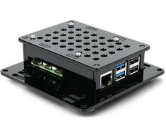 Gravlaser Dėklas Raspberry Pi 5 Vesa v2 tvirtinimui ant monitoriaus - juodas