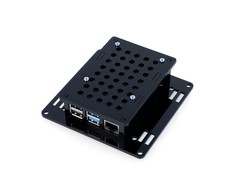 Gravlaser Dėklas skirtas Raspberry Pi 4B VESA v2 monitoriaus tvirtinimui - juodas