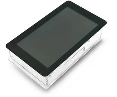 Gravlaser Dėklas skirtas Raspberry Pi ir specialiam 7” jutikliniam ekranui, permatomas
