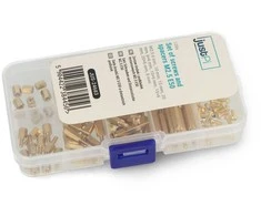 Grąžtas Varžtų ir tarpiklių rinkinys M2.5 E50 - 120 vnt, - justPi