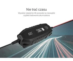 Green Cell Žalias Cell Žalias Cell akumuliatoriaus įkroviklis - su išmaniąja diagnostikos funkcija - 6-12V/4A/120Ah