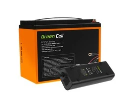 Green Cell Žalias Cell Baterija ličio-geležies fosfatas LiFePO4 Žalias Cell 12V 12.8V 38Ah fotovoltinei sistemai, kemperiams ir valtims