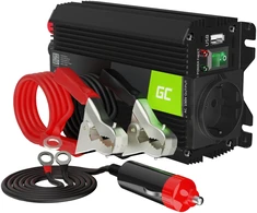Green Cell Greencell maitinimo keitiklis PRO nuo 24 V iki 230 V, 300 W / 600 W, modifikuota sinusoidė - LIZDAS