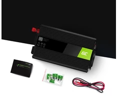 Green Cell Greencell maitinimo keitiklis nuo 24 V iki 230 V, 1000 W / 2000 W, modifikuota sinusoidė - LIZDAS