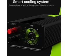 Green Cell Greencell maitinimo keitiklis nuo 24 V iki 230 V, 500 W / 1000 W, modifikuota sinusoidė - LIZDAS
