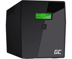 Green Cell Greencell nepertraukiamo maitinimo šaltinis (UPS) 2000 VA 1200 W, galios įrodymas – OUTLET