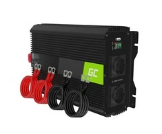 Green Cell Žalias Cell Žalias Cell PRO automobilio maitinimo inverteris 12V į 230V 2000W/4000W modifikuota sinusinė banga