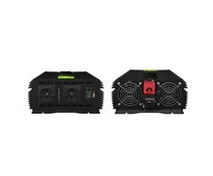 Green Cell Žalias Cell Žalias Cell PRO automobilio maitinimo inverteris 12V į 230V 2000W/4000W modifikuota sinusinė banga