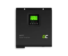 Green Cell Žalias Cell MPPT saulės energijos inverteris 24VDC 230VAC 3000VA / 3000W gryna sinusinė įtampa
