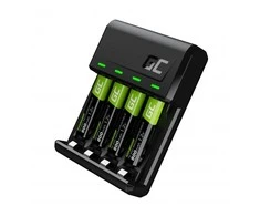 Green Cell Nustatykite įkroviklį Žalias Cell GC Vital, Įkroviklis ir baterijos 2xAA 2000mAh 2xAAA 800mAh