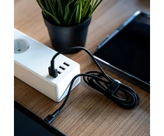 Green Cell Žalias Cell GREENCELL KABGC06 kabelis Žalias Cell Ray USB laidas - USB-C 120cm su žalias LED apšvietimu ir atrama