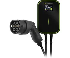 Green Cell Wallbox GC EV PowerBox 22 kW įkroviklis su 2 tipo laidu (6 m), skirtas elektromobilių ir įkraunamų hibridų įkrovimui