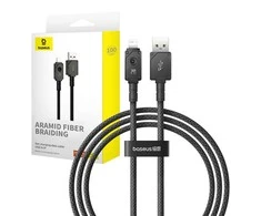 Greito įkrovimo kabelis Baseus Explorer 2.4A 1M (juodas)