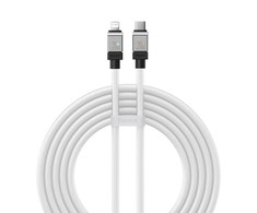 Greito įkrovimo kabelis Baseus USB-C su Coolplay Series 2m, 20W (baltas)