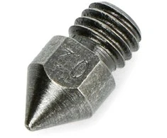 Oem Grūdinto plieno ekstruderio antgalis 0.2mm MK8 1.75mm plastikui
