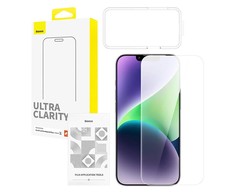 Grūdinto stiklo ekrano apsauga Baseus OS Diamond Series HD skirta iPhone 13 Pro Max 14 Plus