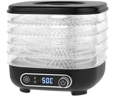 Grybų, daržovių, vaisių džiovyklė, 300 W, 5 sietai, ekranas, konvekcija, TEESA