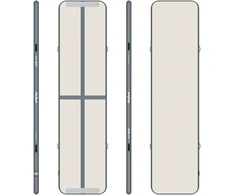 Airtrack REBEL 400x100x10 gimnastikos ir akrobatikos takelis - pilkas
