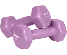 >>>ŠEŠIAKAMPIAI 2x2kg vinilo ketaus hanteliai, REBEL ACTIVE