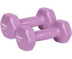 >>>ŠEŠIAKAMPIAI 2x2kg vinilo ketaus hanteliai, REBEL ACTIVE