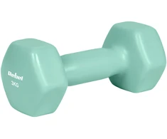 >>>ŠEŠIAKAMPIAI ketaus vinilo hanteliai 2x3kg, REBEL ACTIVE