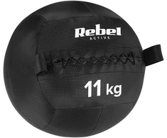 >>Medicininis kamuolys fitneso ir reabilitacijos pratimams, 11 kg, REBEL ACTIVE
