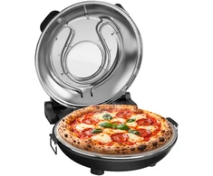 >TEESA SUPREME MAX picos krosnelė 1800 W, 400 laipsnių, du kaitinimo elementai, langelis, juoda, 35 cm