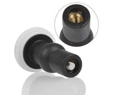 Grąžtas Oem Guminis išsiplėtimo varžtas tualeto sėdynei tvirtinti 14 mm - su 28 mm flanšu - varžtai - 2 vnt