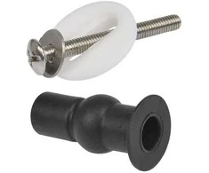 Grąžtas Oem Guminis išsiplėtimo varžtas tualeto sėdynei tvirtinti 14 mm - su 28 mm flanšu - varžtai - 2 vnt