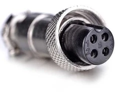 Oem GX12 4-PIN prisukama pramoninė jungtis - kištukas su lizdu