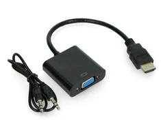 92-129# Oem HDMI į VGA + garso keitiklis HD31A su laidu