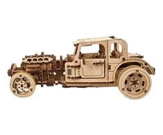 Hot Rod Furious Mouse - mini automobilis - mechaninis surinkimo modelis - fanera - 207 elementai - Ugearsmodels