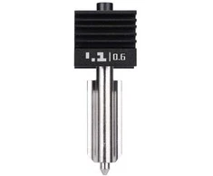 BambuLab Hotend su grūdinto plieno antgaliu Bambu Lab H2 serijos spausdintuvams – 0.6mm