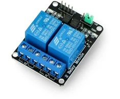 Iduino relės modulis 2 kanalai su optoizoliacija - 10A / 250VAC kontaktai - 5V