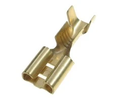 IMP Plokščias neizoliuotas 6.3mm lizdas laidui 1-2.5mm