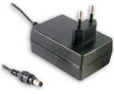Impulsinis maitinimo šaltinis 12V 2.08A, sieninis, 5.5x2.1mm, Mean Well