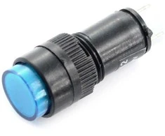 Oem Indikatorinė lempa 230V AC - 12mm - mėlyna
