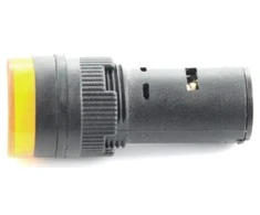 Oem Indikatorius 12V AC / DC - 19mm - geltona