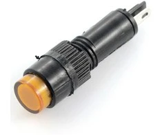 Oem Indikatorius 12V DC - 8mm - geltona
