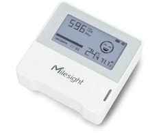 Intelektualus IP30 LoRaWAN oro kokybės jutiklis - baltas - Milesight AM103-868M